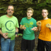 Jeffrey, Blair, Shawn finding mushrooms at Pickett State Park